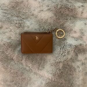 Victoria's Secret Brown and Gold Key Card Holder